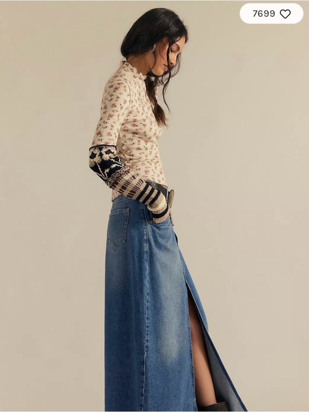 Free People We The Free Bold Bowery Cuff. NWT. Snow combo - Picture 4 of 4